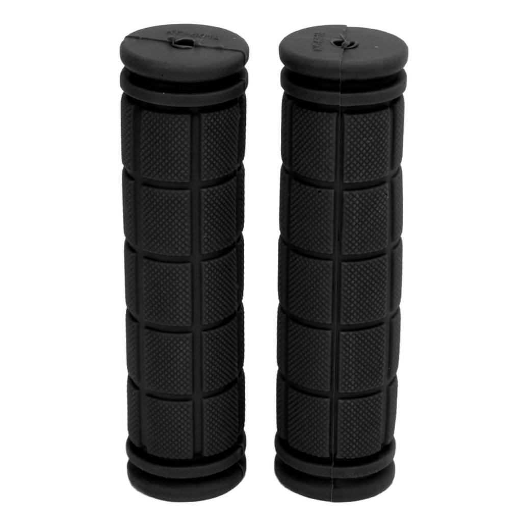 1Pair Rubber Bicycle Handle Grips Anti Slip Handlebar Grips for Mountain Road Urban Bike