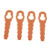Blade Trimmer Blades 4pcs Orange Color Replacement Parts Garden Hand Tools Durability For Worx WG150/WG151/WG151