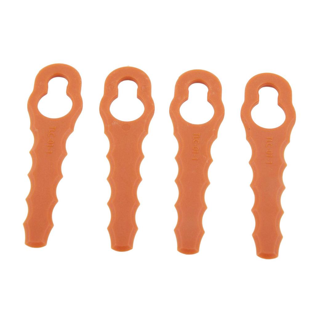 Blade Trimmer Blades 79x19mm Orange Color Plastic Replacement Parts Garden Hand Tools For Worx WG150/WG151/WG151