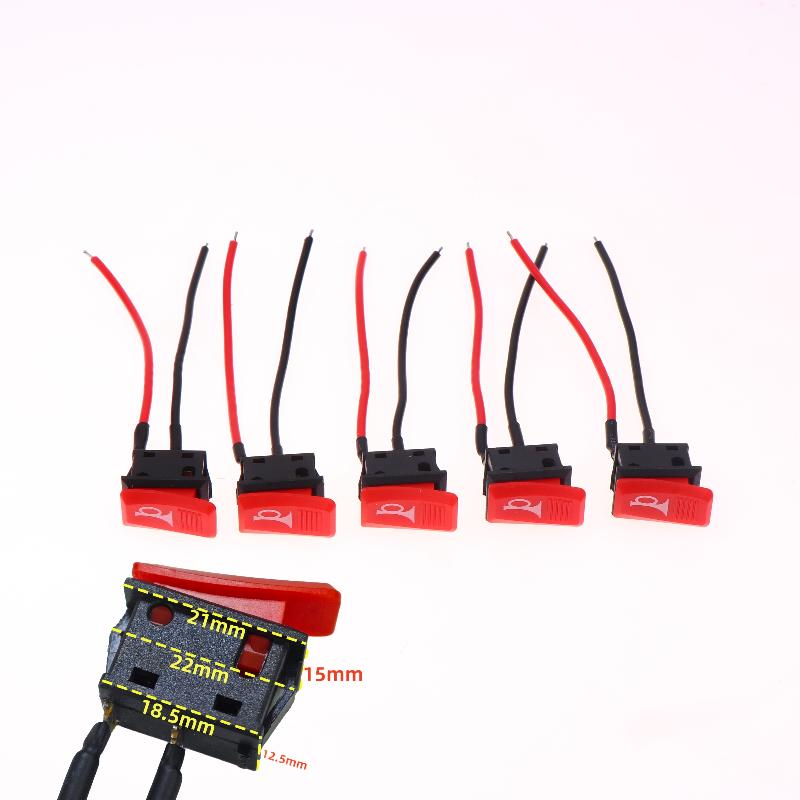 5Pcs Mini Rocker Switch 24V ON OFF Switch With Wire 3A Toggle Switch