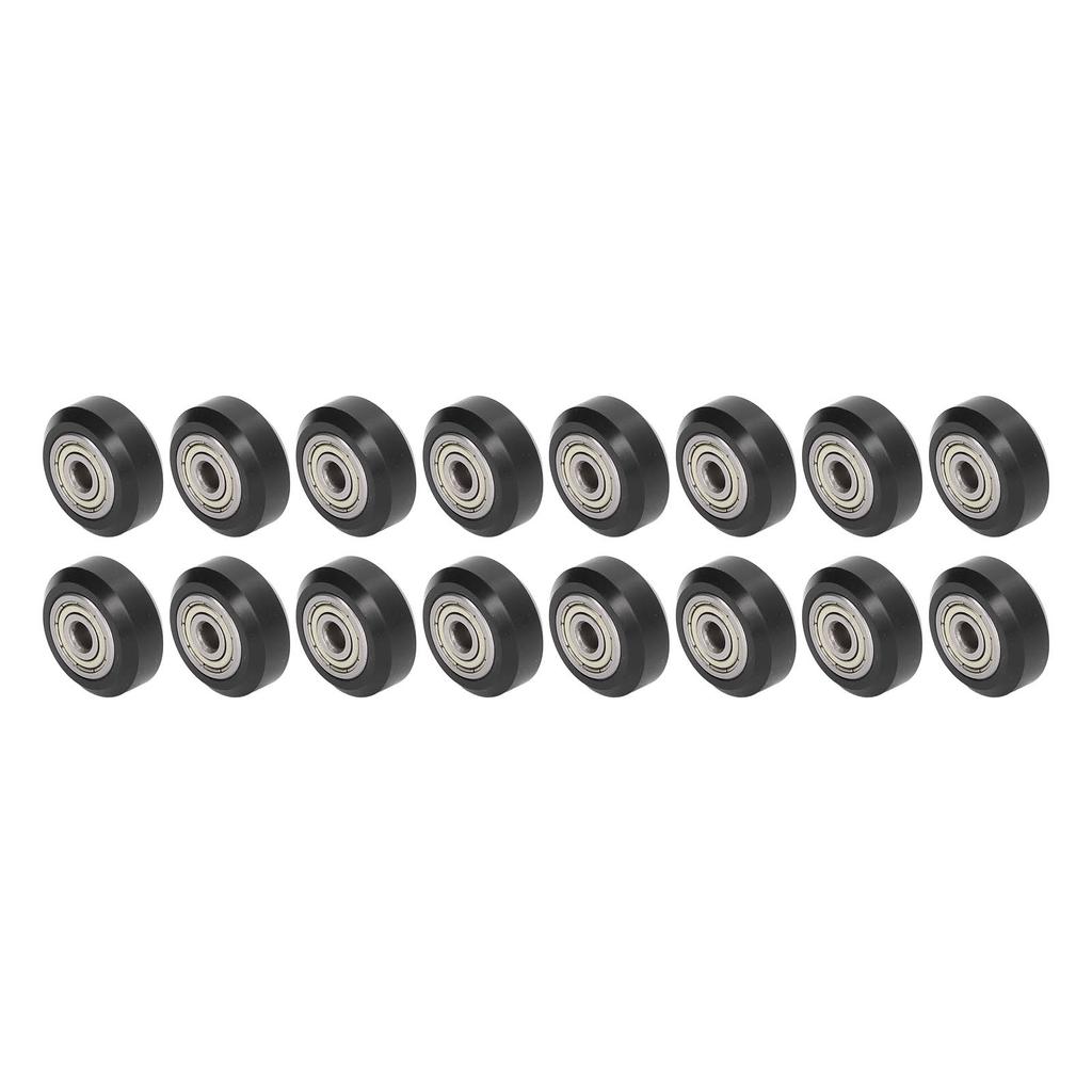 48PCS 3D Printer Pulley Wheel Set Stable Low Friction POM Precise Steel Pulley Set for Printing