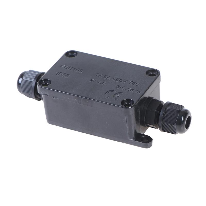 Connettore Cavo Impermeabile per Esterno IP66 a 2 Vie Scatola di Giunzione con Terminale 450V