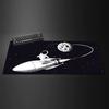 Space rocket large Mouse Pad Desk Mat Gaming mats NonSlip Stitched Edge Keyboard Extended pad Computer mouse pads office rug