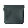 Snap Closure Pouch Faux Leather Mini Cosmetic Bag Waterproof Self-Closing Organizer Pouch for Coin