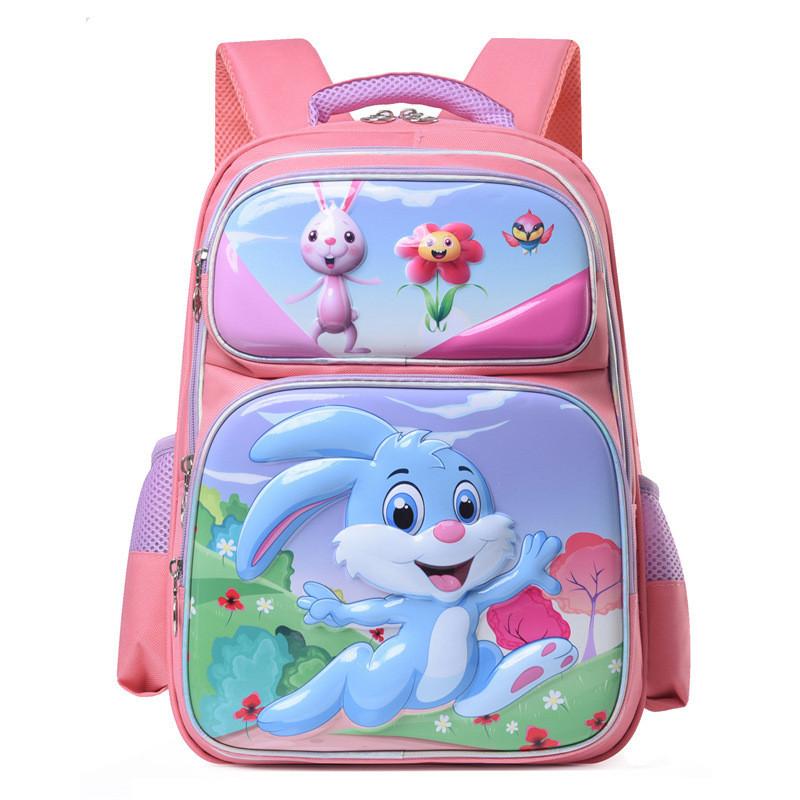 New Children's Elementary School Backpack For 1-4 Grade Cartoon Double Shoulder Bag Boys Girls Large Capacity Lightweight Breathable Backpack