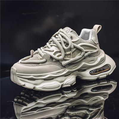 Nouvelles Baskets pour Homme Plateforme Décontractées Baskets Massives Confortables Antidérapantes Fashio Chaussures de Sport pour Homme Résistantes à l'Usure Chaussures à Lacets