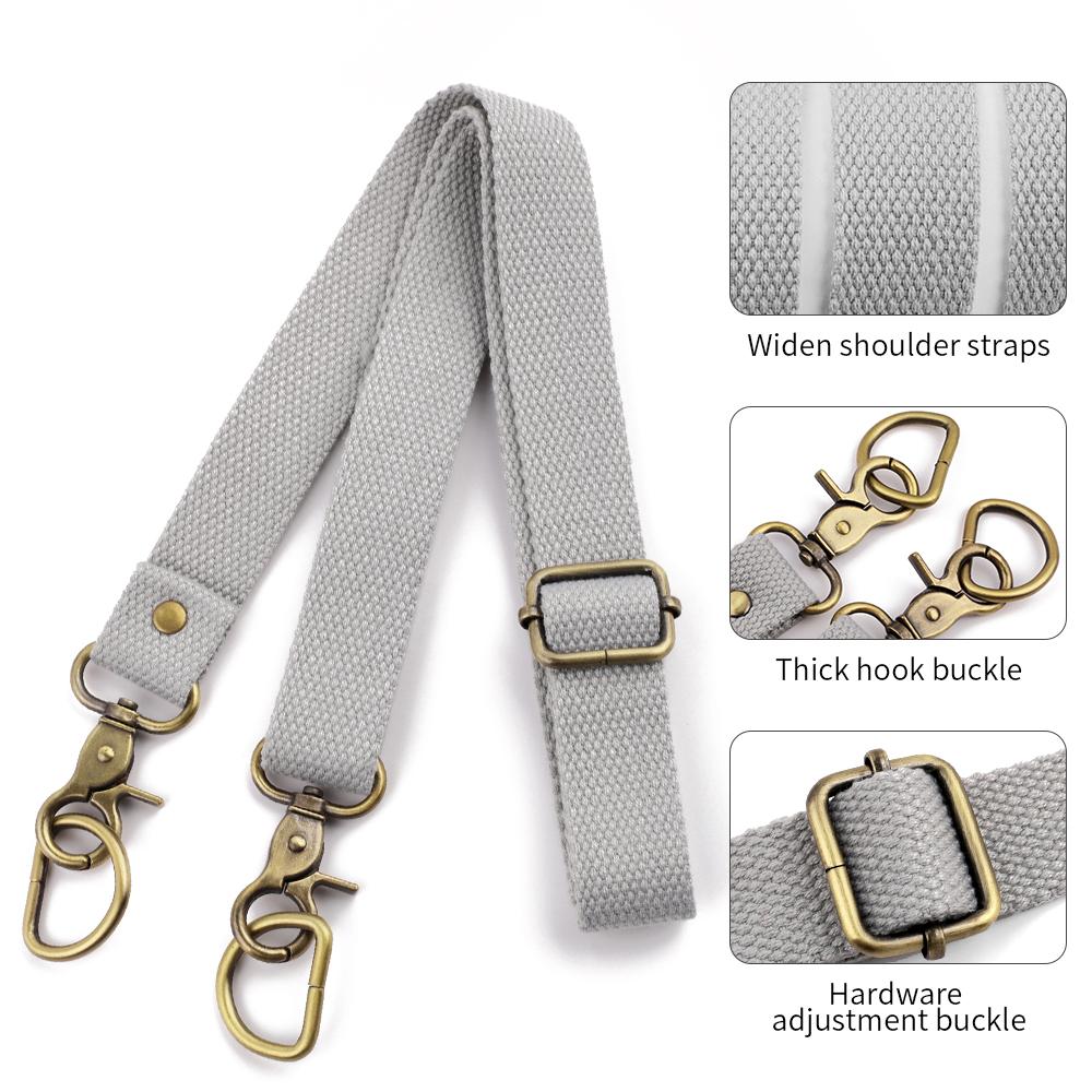 61-116cm Adjustable Canvas Bag Strap Crossbody Belt Shoulder Handbag Straps Replacement Handles for Women Purse Bags Accessories