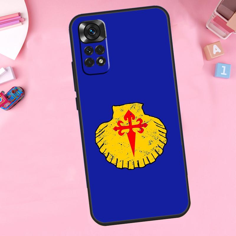 Camino de Santiago Case For Xiaomi Redmi Note 11 8 9 10 Pro 12 Turbo 8T 9S 10S 11S 12S Redmi 12C 10C 9C Cover