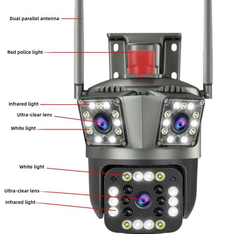 360 Degree Panoramic WiFi Remote Surveillance Camera Intelligent High Definition Night Vision Security Monitor Outdoor