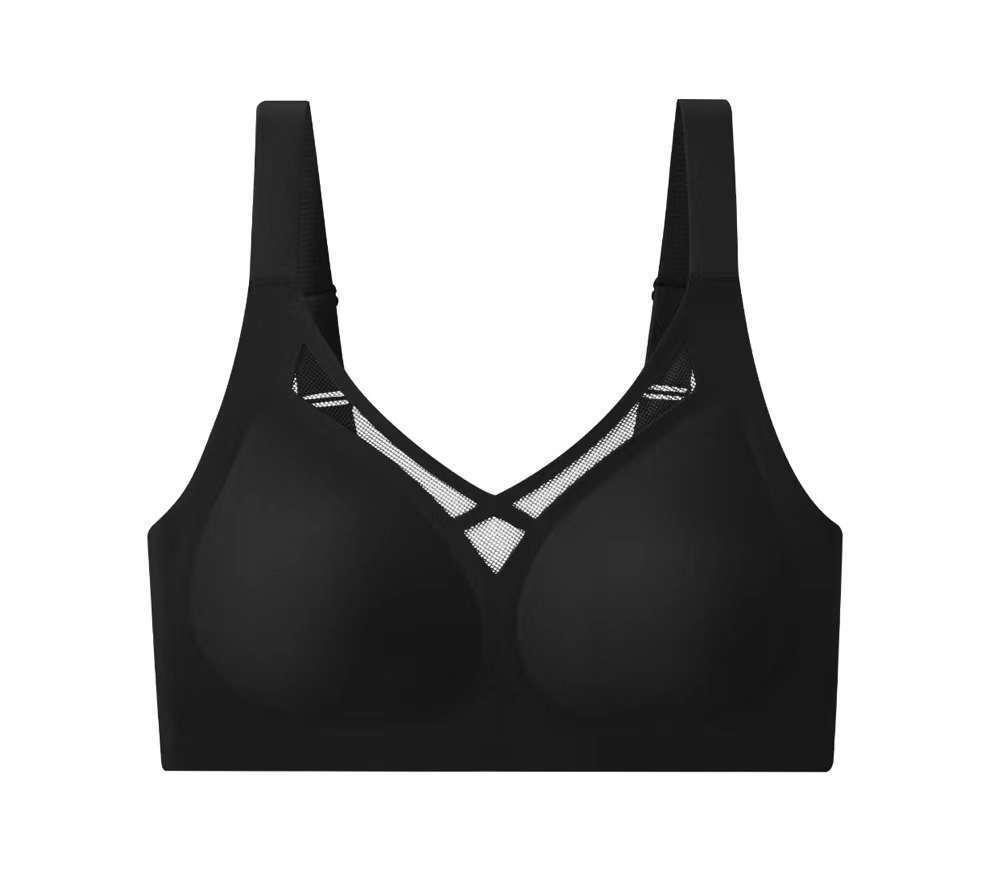 

Бесшовный гелевый бюстгальтер большого размера: Предотвращающий провисание, боковая поддержка, минимизирующий дизайн для меньшего внешнего вида 2XL—40/90