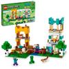 LEGO Minecraft The Crafting Box 4.0 21249 Building Toy Set, Custom-Build Playset Featuring Classic Bricks, Figures and Game Accessories, Model Guides