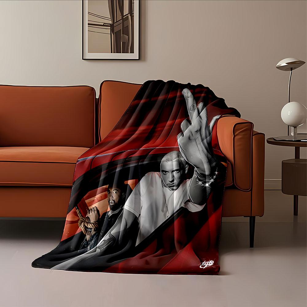 Car and Hand Illustration Blanket for all seasons blanket lunch break throw gift