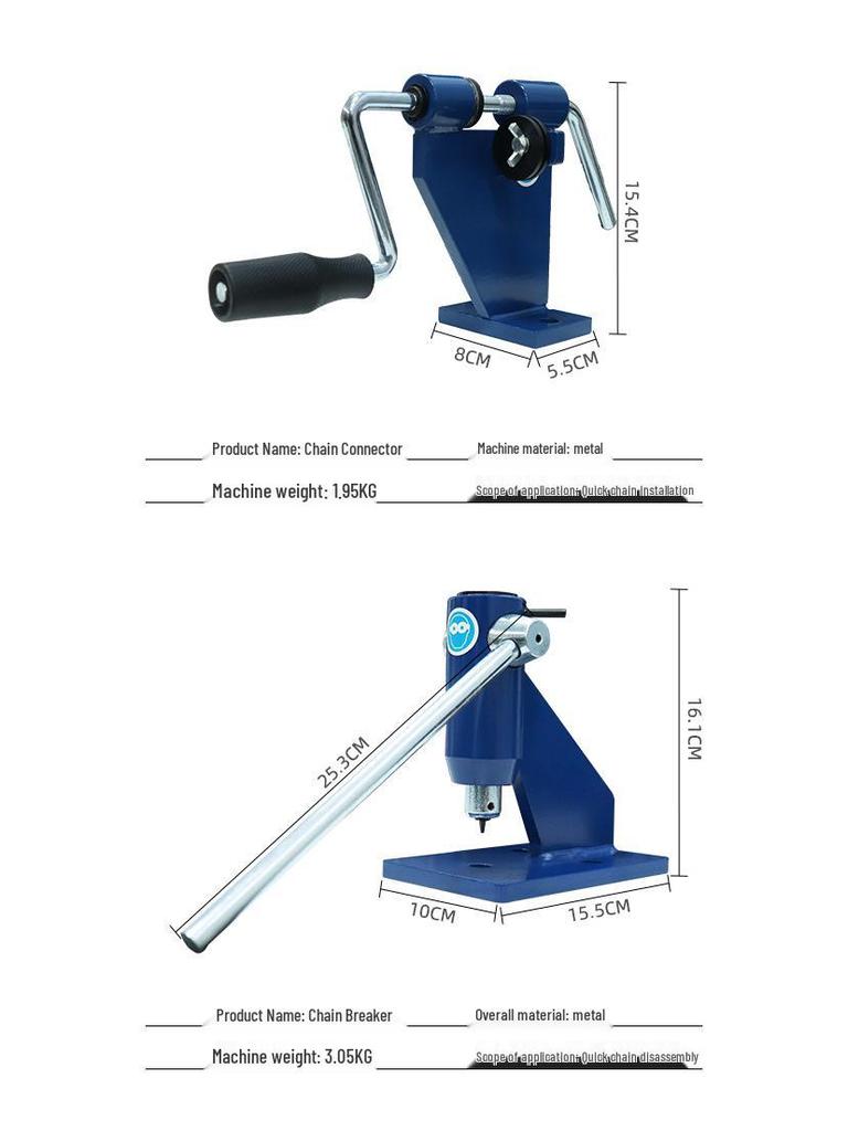 Chainsaw Chain and Riveter Tool Set for Gasoline and Electric Saws