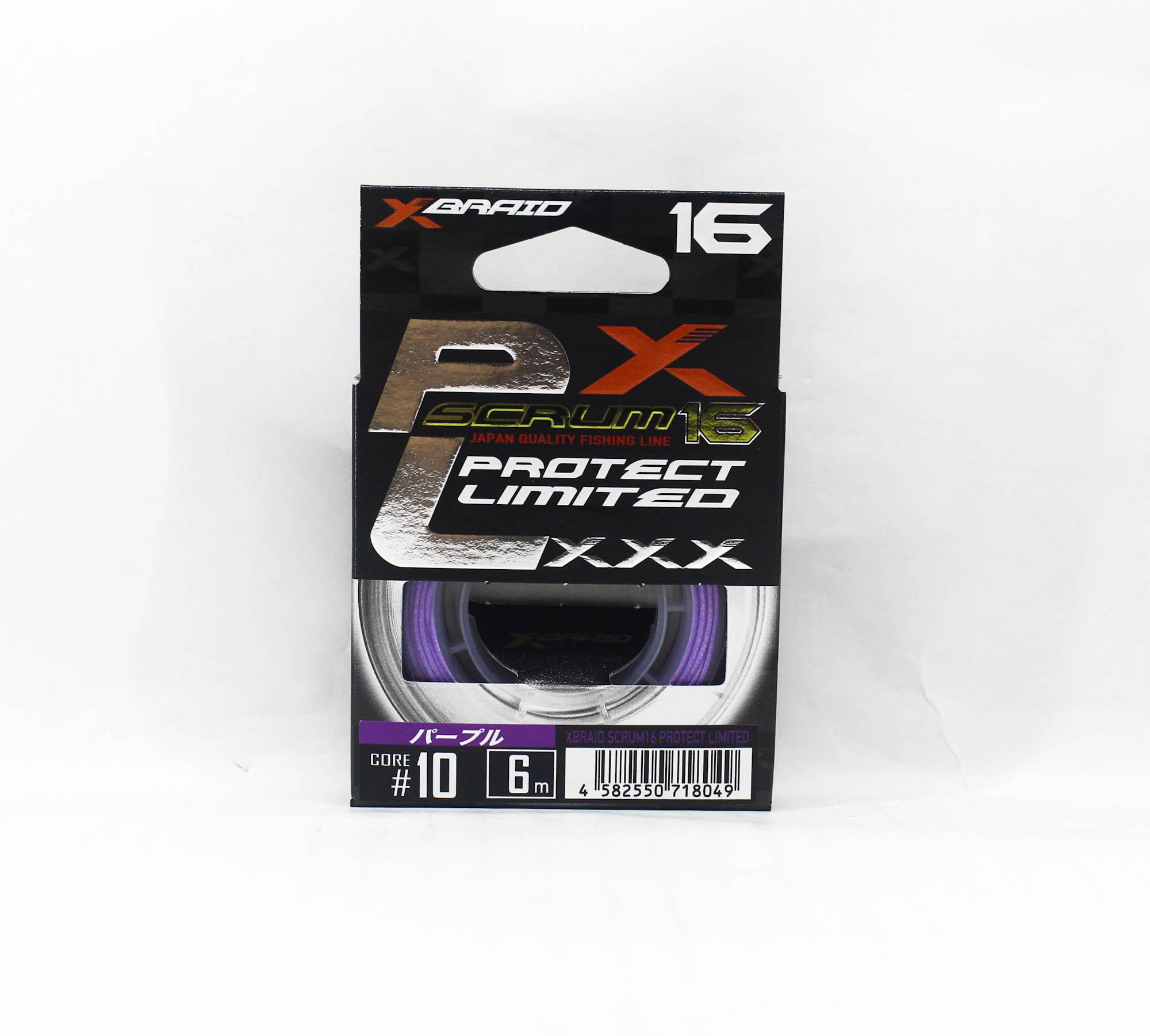 

YGK Scrum Assist Line 16 Braid Protect Limited 6m Size 10 Purple (8049) фиолетовый