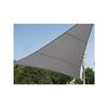 Vela solar permeável - triângulo - PEREL - 5 x 5 x 5 m - Cinza antracite - Proteção anti-UV - 180 g/m²