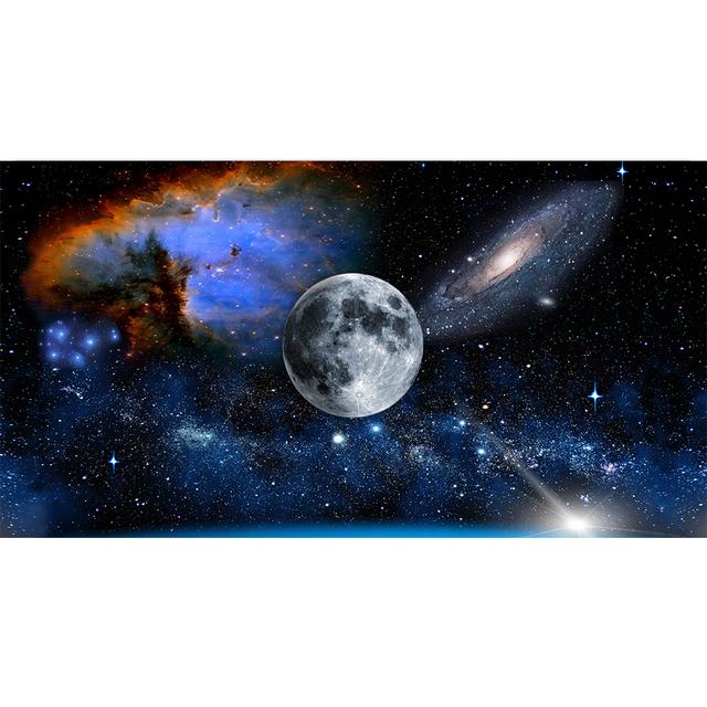 Cosmos Starry Sky Hanging Painting Space Galaxy Canvas Poster Solar System Planet Orbital Map Home Decoration Pictures for Wall
