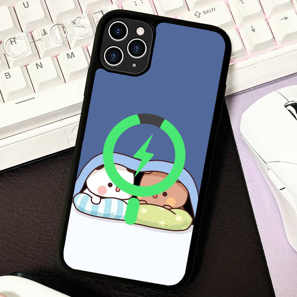 

Popular B-Bubu And D-Dudu Magnetic Wireless Phone Case For IPhone 17 16 15 14 13 12 11 Pro Max Plus Mag Phone Cover iPhone 13 pro