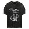 Rock Grace Threeday Band Washed  New Arrival Unisexs Clothes Tee Shirt Homme Graphic TShirts Unisex Tshirt for Unisex Ropa Hombre