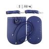PU Leather Backpack Making Kits Handmade Bag Knitting Crochet Set with Bag Straps Bag Accessories for Bag Making
