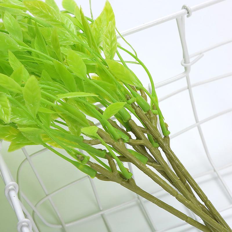 Artificial Green Hanging Vines - Plastic Rattan Willow for Wall Decor