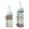 Milk Powder Storage Box Portable Multi-layer Feeding Box Food Storage Container for Infant