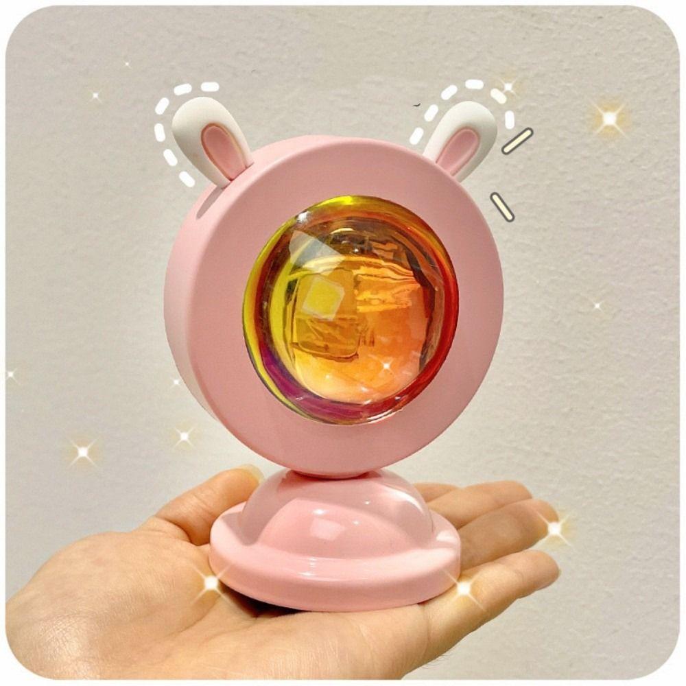 Portable Bedroom Projection Sunset Lamp Light Night Light Atmosphere Led Light Bedside Table Lamp
