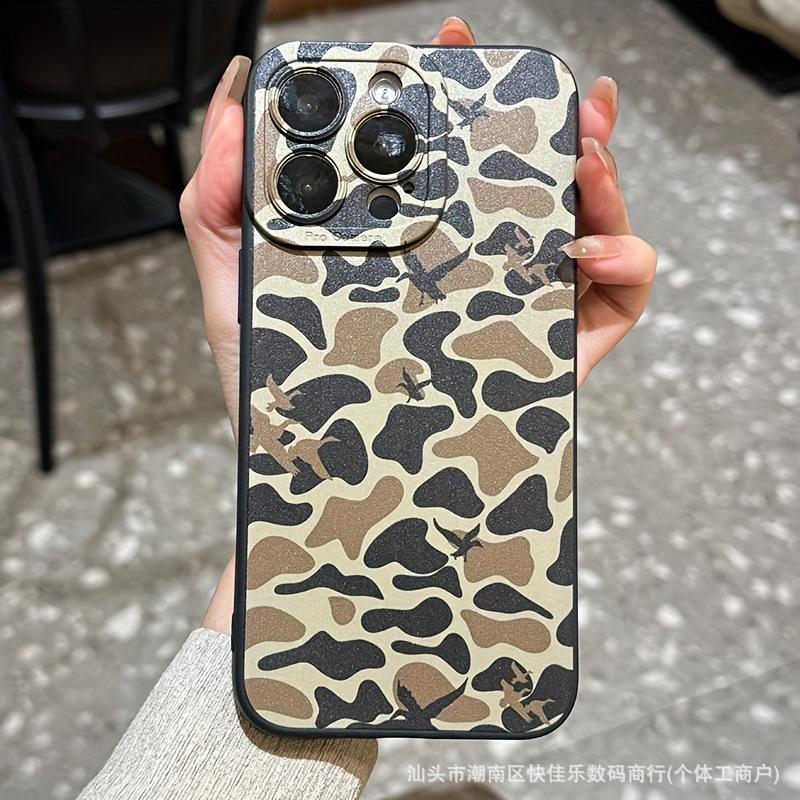 Camouflage speck is suitable for iPhone 11/12/13/14/15/16 Pro Max iPhone cases, 17 Pro case is drop-proof