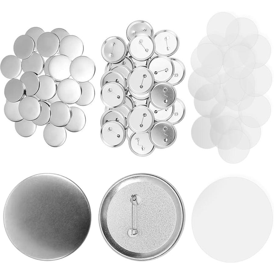20/40sets Tinplate Glossy Badge Material DIY Handmade Brooch Accessories Consumables for Anime/Game/Handicraft Lovers Fans XJM