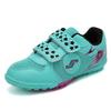 New mesh children's football shoes Velcro training shoes Broken nails Primary school students race running and kicking a pair 2025