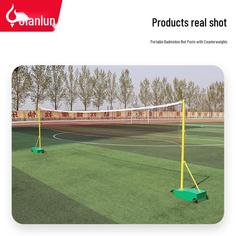 Supporto per Rete da Badminton Mobile con Rete