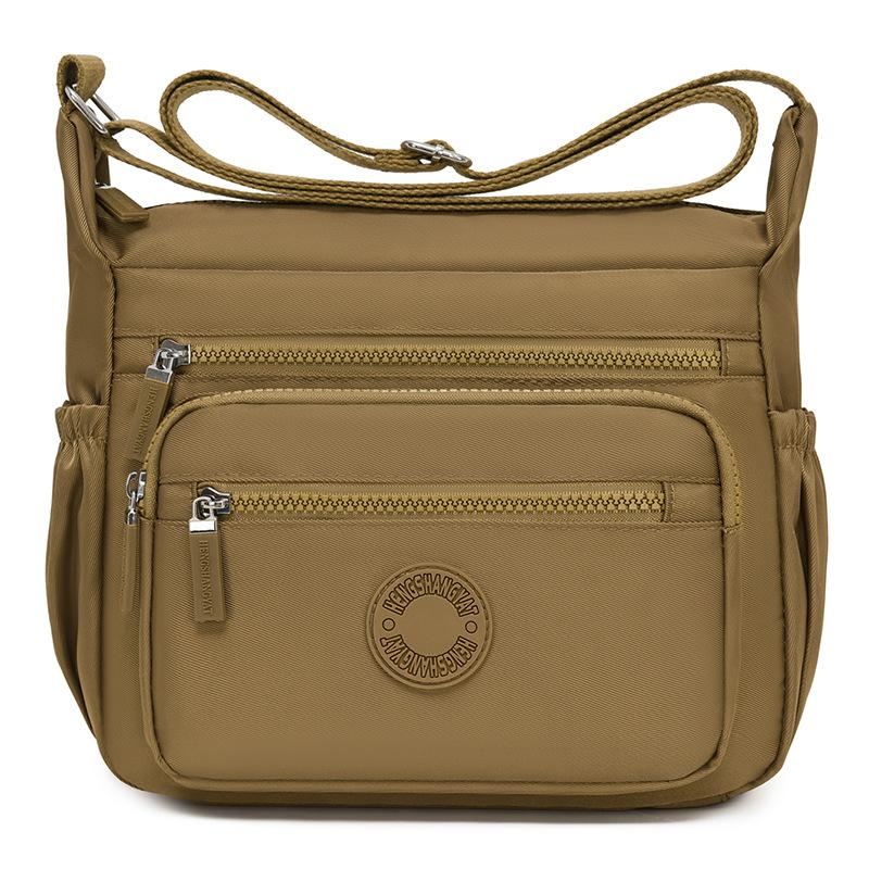 Nylon Women's Bag Multi-Layer Mother's Bag Large Capacity Shoulder Bag Lightweight Water-Repellent Crossbody Bag