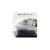 AYO Bath Towel 4-Piece Set, Smoke Blue, Hotel Quality, Soft, 100% Cotton, Highly Absorbent,