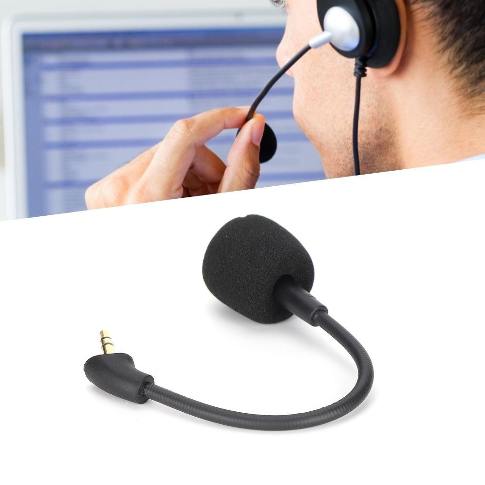 Bendable Arm Mic Replacement Noise Cancelling Mic for HyperX Cloud Mix for Online Voice Chat