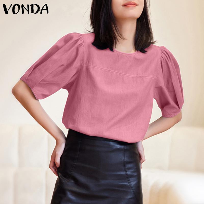 

Летние женские повседневные топы с короткими рукавами VONDA
