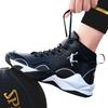 Four Seasons Men's Basketball Shoes Men's Non-slip Students Teenagers Middle Help Training Large Size Leather Surface Waterproof