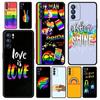 Gay Lesbian Rainbow Pride Phone Case For Oppo A17 A31 A54 A57 A78 A79 A98 Find X5 X6 Reno 6 7 8 10 11 12 13 F Pro Soft TPU Cover