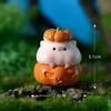 Halloween Series Micro-landscape Crystal Ball Accessories Transparent Ghost Pumpkin Resin Small Ornaments