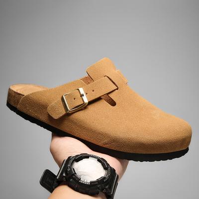 Nuove ciabatte estive a un pedale per coppia in sughero Birkenstock mezze pantofole da uomo borsa casual alla moda testa di drago ciabatte alla moda da uomo e da donna
