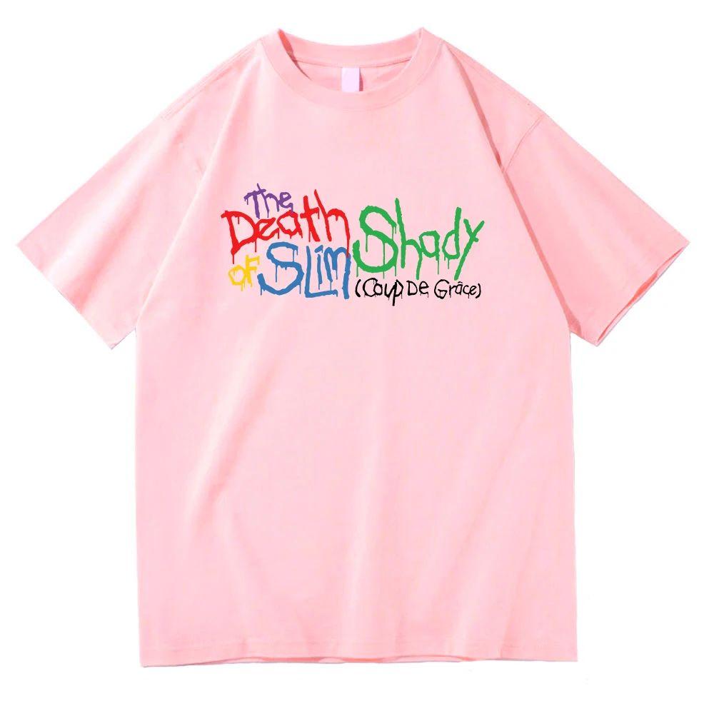 Eminem Smrt Slim Shadyho Tričko Móda Ženy Harajuku Hip Hop Retro Tričko Unisex Vysoce kvalitní Vintage Bavlněná Trička Topy