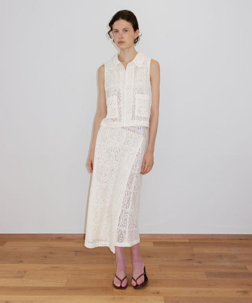 Susumu Wrap Skirt - Ecru