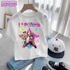 Cute Cartoon Saja Boys T-shirts Boys Girls Short Sleeve T-shirt Tops Anime Kpop Demon Hunters T Shirt Gifts Children's Clothing