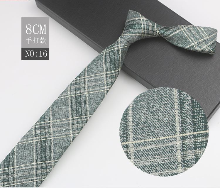 Men'S Business Gentleman'S Suit Wedding Meeting Pattern Host High-End Jacquard Green 8Cm Hand Tie