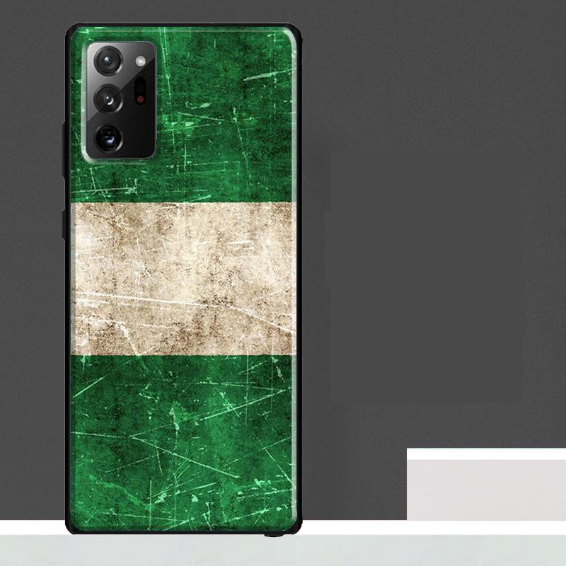 Nigerian flag Case For Samsung Galaxy S25 S24 S23 Ultra S9 S10 S20 S21 S22 Plus S23 FE S25 FE Phone Cover