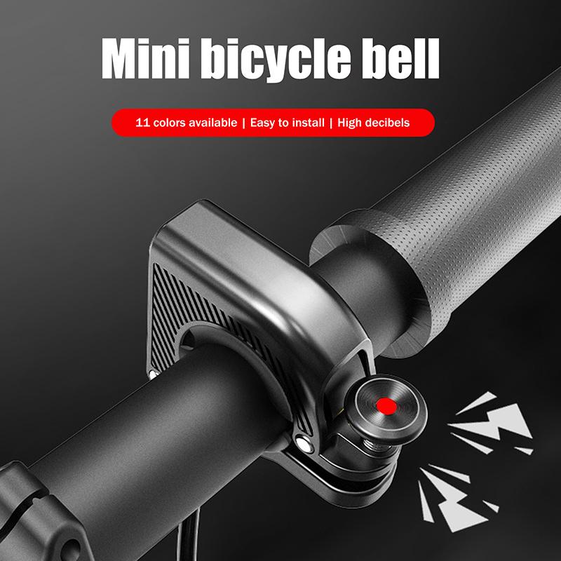 1 Stück Versteckte Aluminiumlegierungs-Fahrradklingel Hohe Dezibel Berg-Rennrad Super Laut Lenker Kleine Klingel Fahrradausrüstung