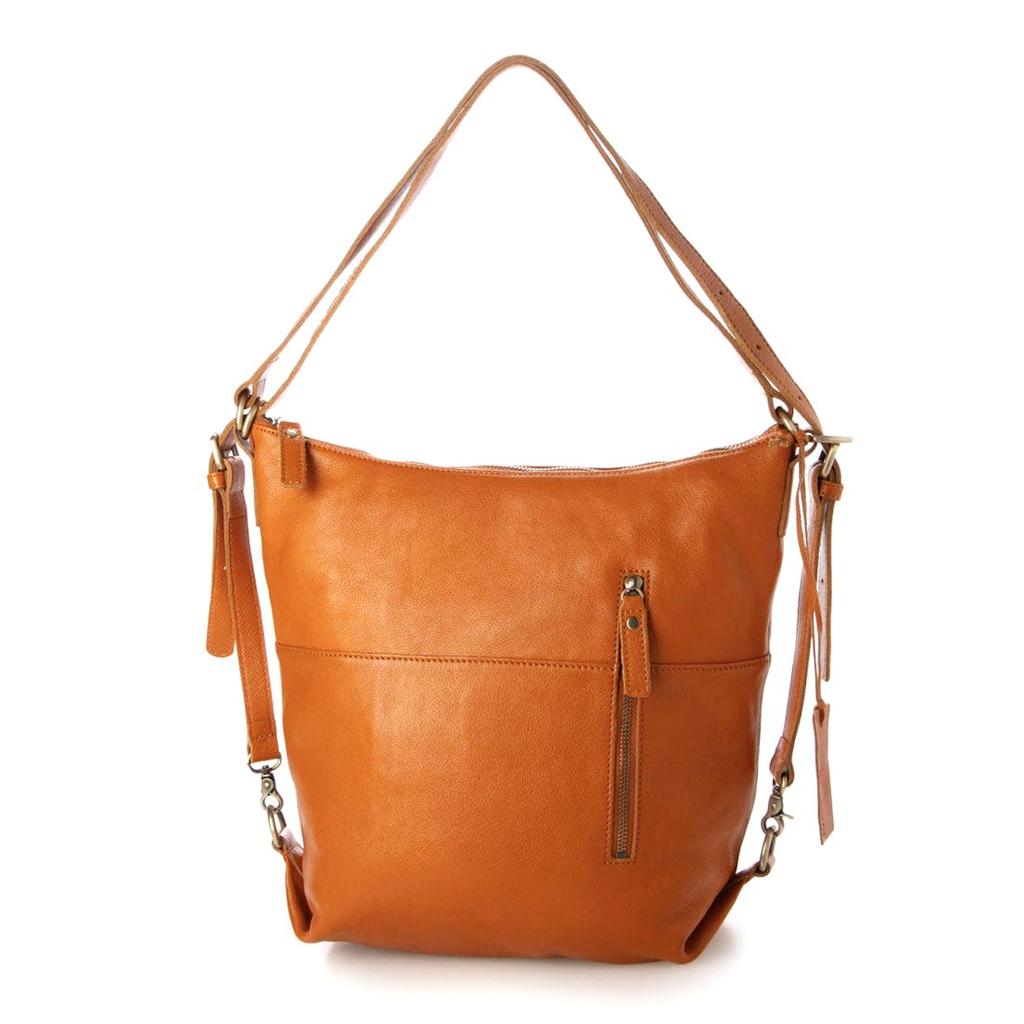 Atlanta Women's Medium 2-Way Leather Backpack, Size 32-00-00002