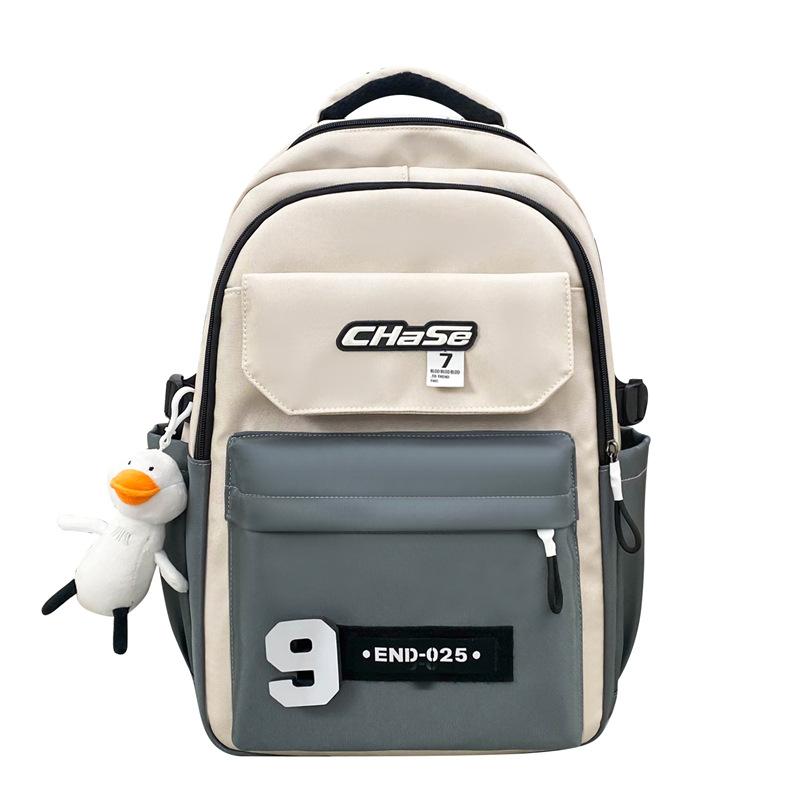 school students Contrast colors Strong and durable Handsome large capacity High value High school students Middle school backpack 33*13*47