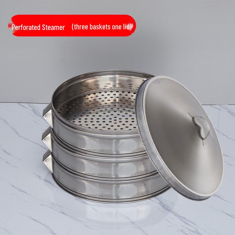 

Naijiang 3-Tier Stainless Steel Steamer Pot