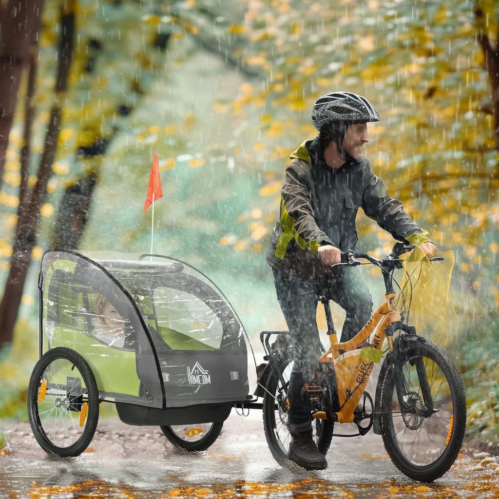 Baby Bike Trailer Cover, Anti Dust Rain Snow, Cold Wind, 76 X 61 X 61 Cm