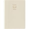 Midori Diary, Hibino Free Diary, A6, 1 Day, 2 Pages, Ivory, 15395006