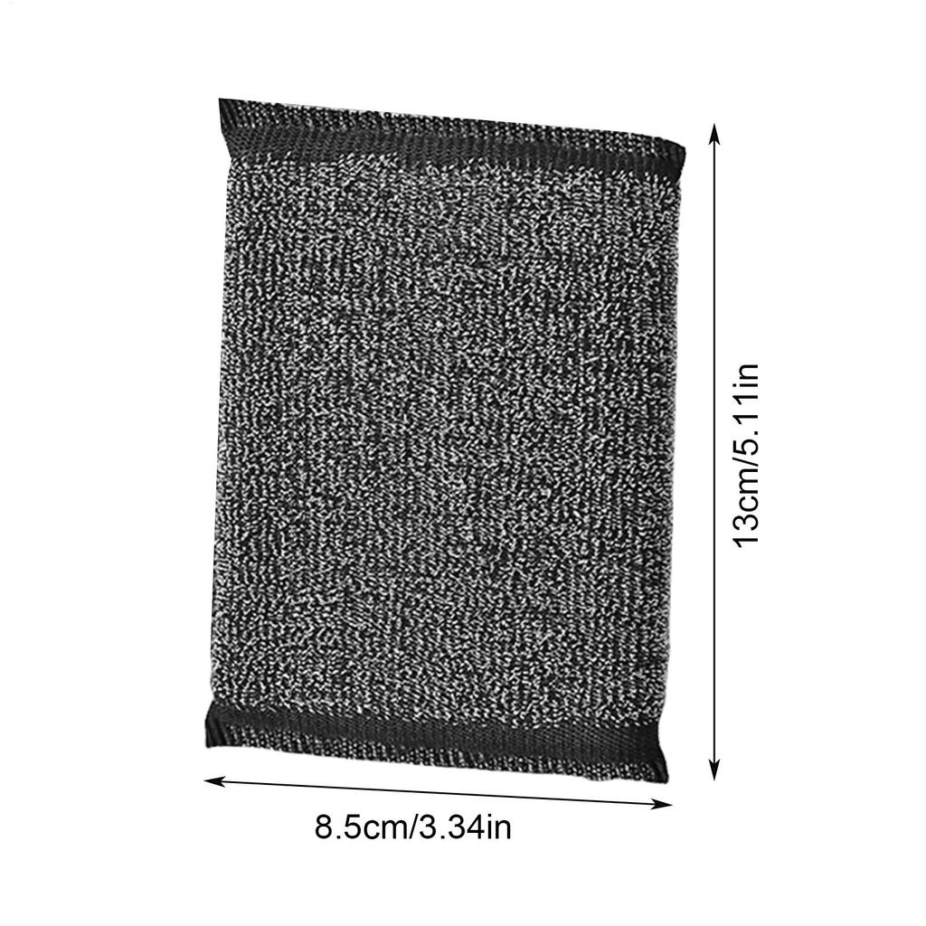 6pcs Scrub Sponges for Dishes Non-Scratch Washing Scrub Pads Reusable Dishwashing Scrub Sponge for Kitchen Household Cleaning